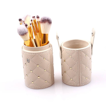 12 Piece Makeup Brush Set | Makeup Brush Set With Storage Bucket