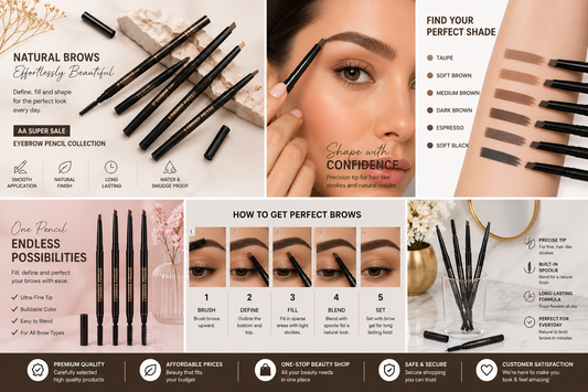 Best Eyebrow Pencil Collection | Natural & Long-Lasting Brows