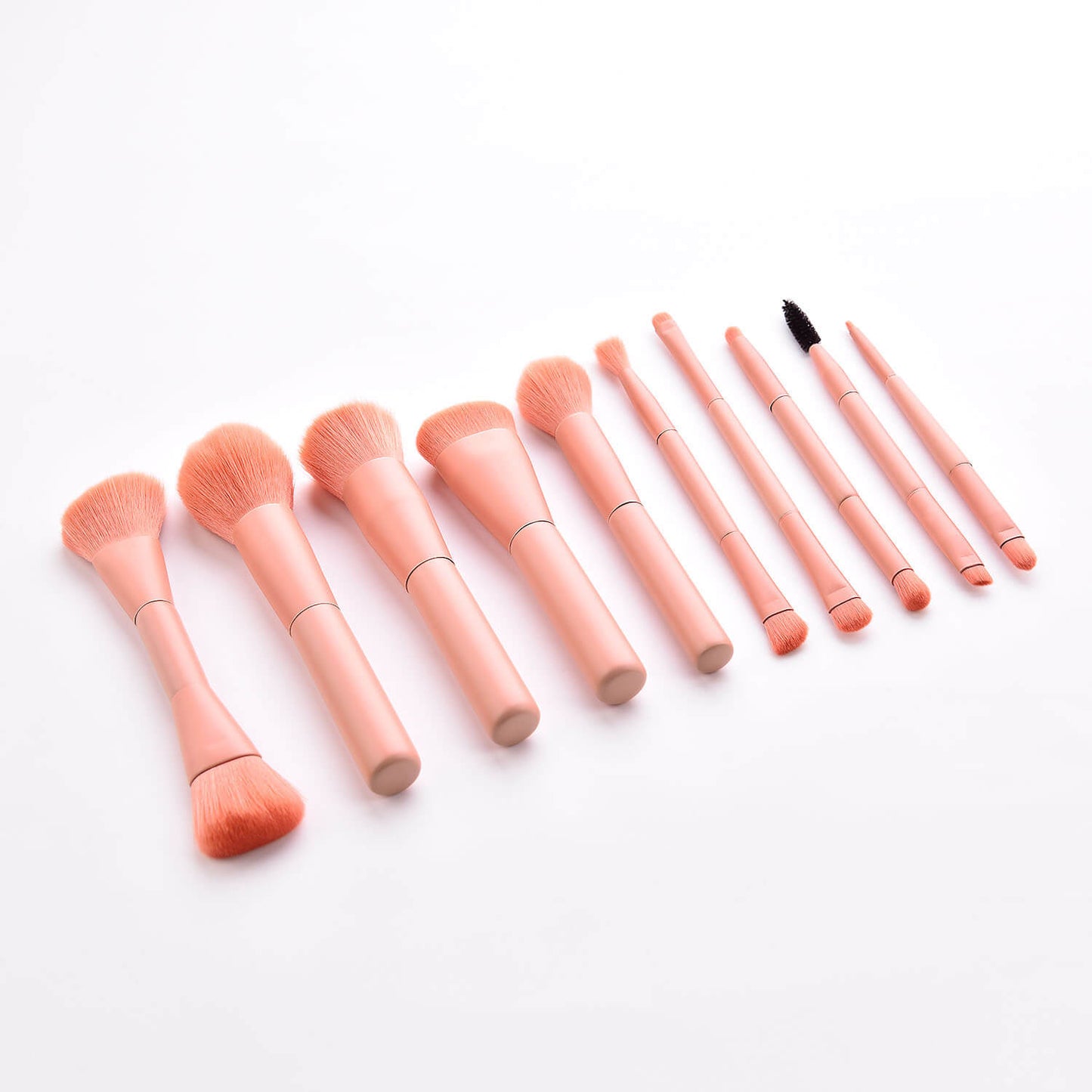 10 Piece Makeup Brush Set | Soft Synthetic Makeup Brushes