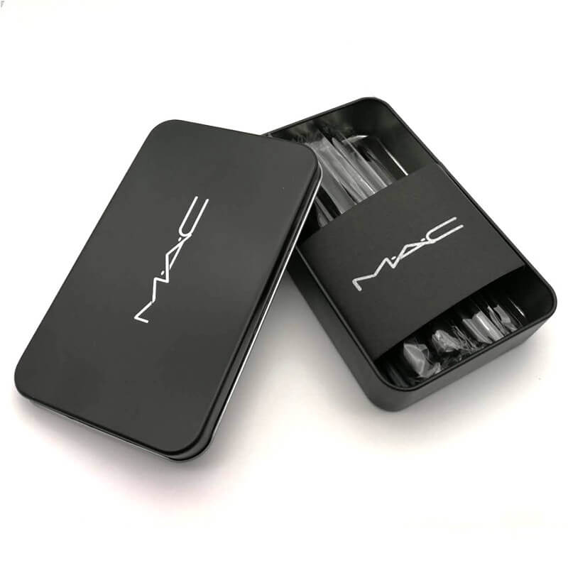 12 Piece Makeup Brush Set With Iron Box | Premium Makeup Brush Set