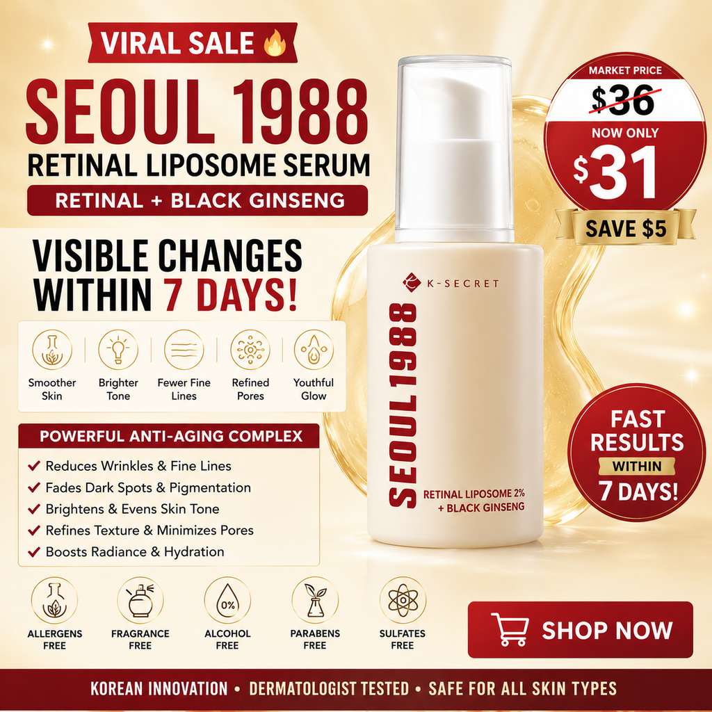 K-SECRET SEOUL 1988 Serum: Retinal Liposome 2% + Black Ginseng