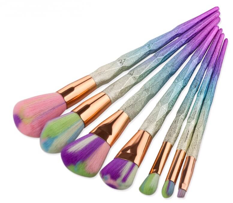 7 Piece Makeup Brush Set | Professional Foundation Makeup Brush