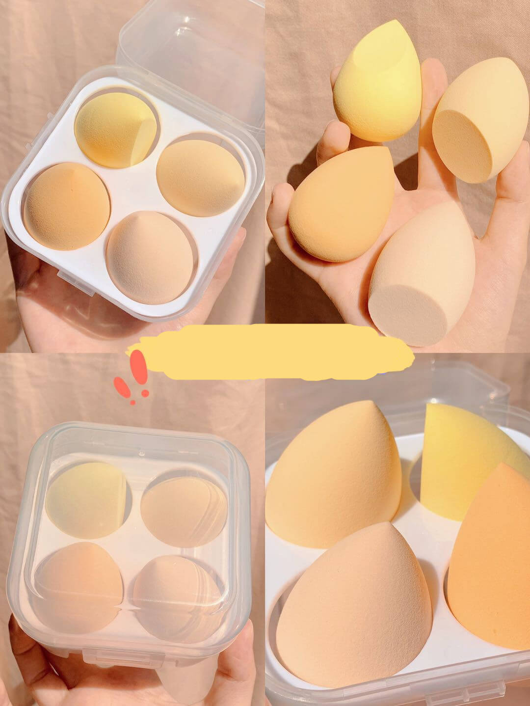 Makeup Sponge Holder For Travel To Keep Clean | Portable Makeup Egg Box